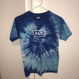 Huf blue tye dye  tee